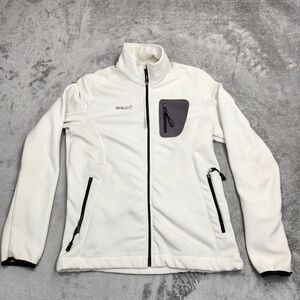 Bailo zip up light jacket. Inside Fleece Size Small. Made In Italy.